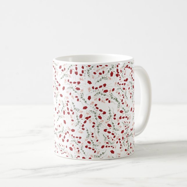 Caneca de flores (Frente Esquerda)