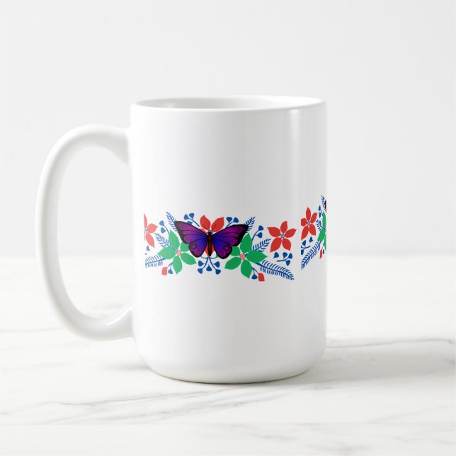 Caneca de flores (Esquerda)