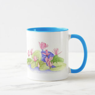 Caneca de Flores de Água