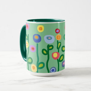 Caneca de flores de árvore