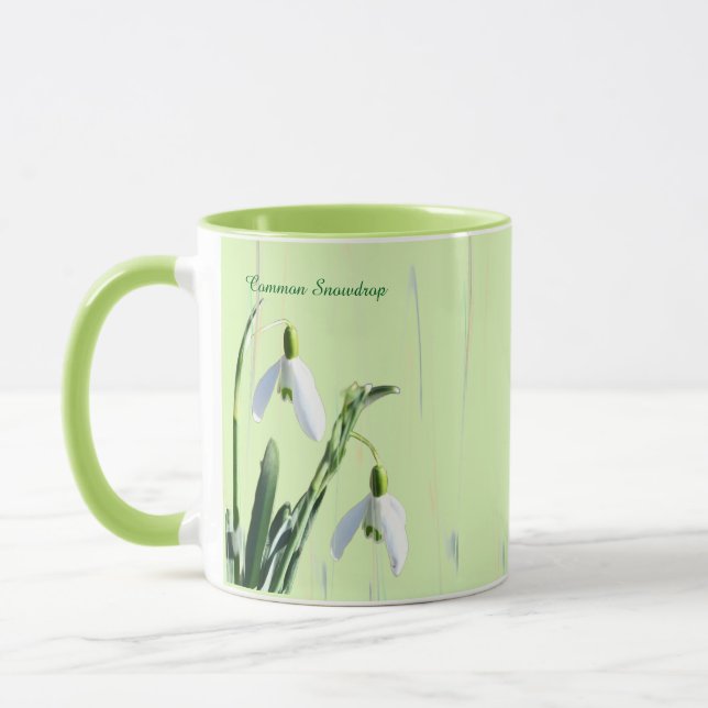 Caneca de Flores de Galantho Comum (Esquerda)