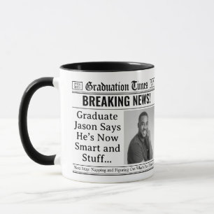 Caneca de Formatura Personalizada, Jornal Personal