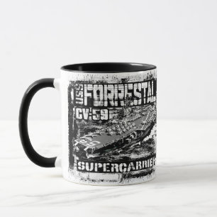 Caneca de Forrestal do porta-aviões