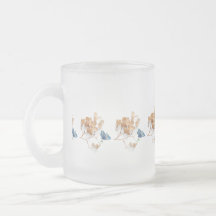 Caneca de fosco de flores secas