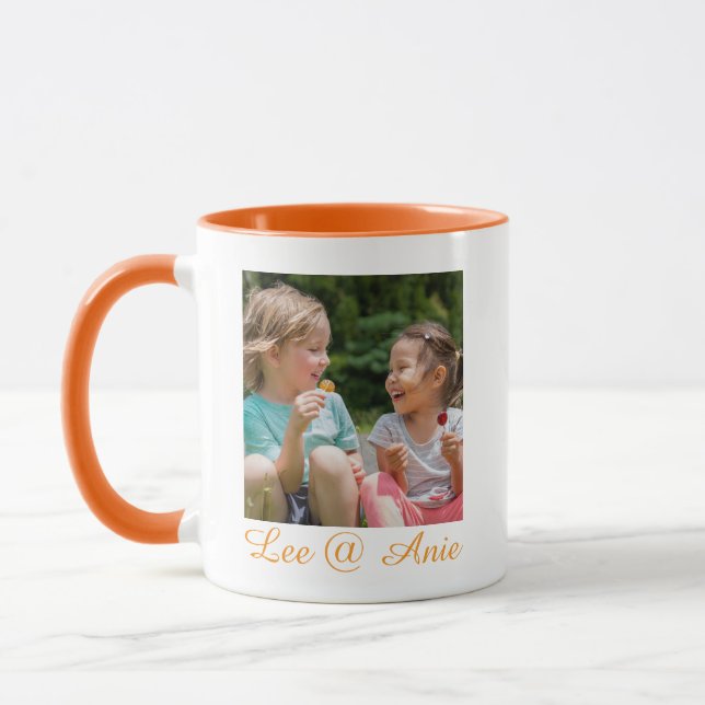 Caneca de Foto com Nome da Melhor Amiga Personaliz (Esquerda)