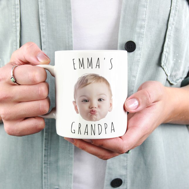 Caneca de Foto com Rosto de Bebê Personalizado Div (Criador carregado)