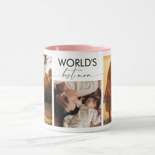 Caneca de Foto da Melhor Mãe do Mundo (Centro)