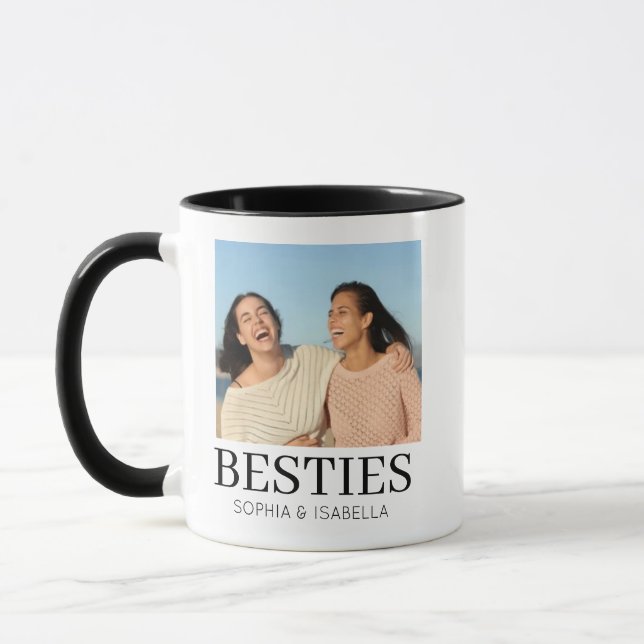 Caneca de Foto das Melhores Amigas | Presente Pers (Esquerda)