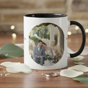 Caneca de Foto de Casal Personalizada – Romântica