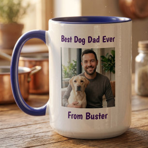 Caneca de Foto do Dia dos Pais Personalizada para 
