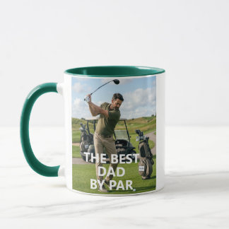 Caneca de Foto do Pai Golfista - Xícara de Café co