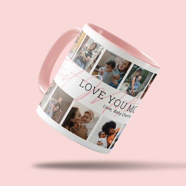 Caneca de Foto do Primeiro Dia das Mães Mamãe (Criador carregado)