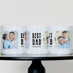 Caneca de Foto Melhor Pai Desde 20xx
