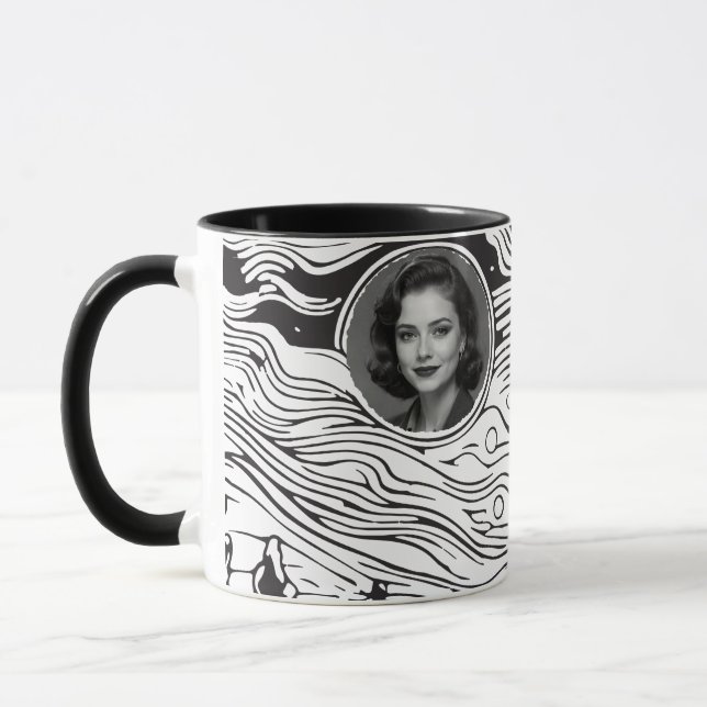 Caneca de Foto Personalizada clássica pai/mãe (Esquerda)