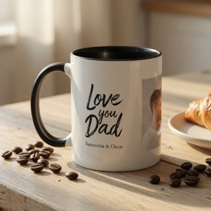 Caneca de Foto Personalizada para Papai Nomes Pe