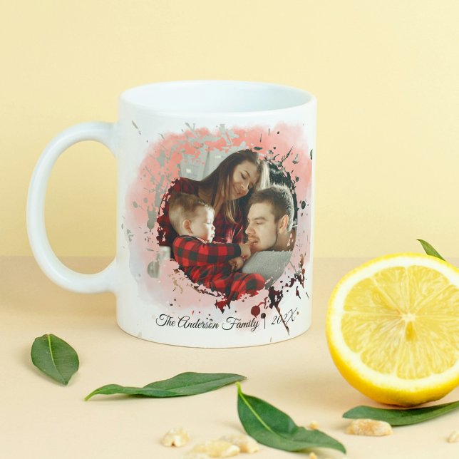 Caneca de Foto Personalizada – Presente de Xícara  (Custom Photo Mug for Family Couple, Custom Photo Coffee Mugs)