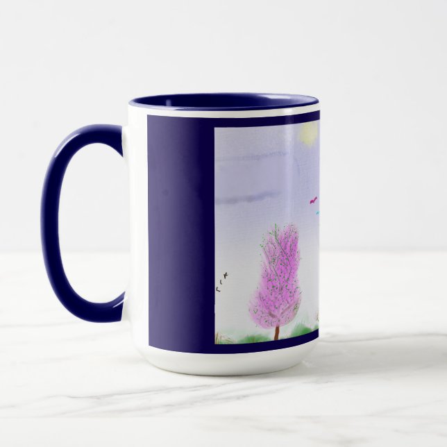 Caneca de Fuga de Paisagem de Fantasia (Esquerda)