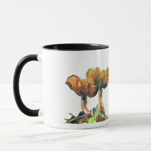 Caneca de fungo laranja
