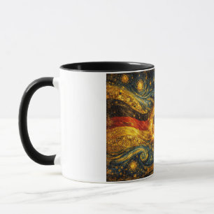 Caneca de Futebol Noite Estrelada Copa do Mundo 20