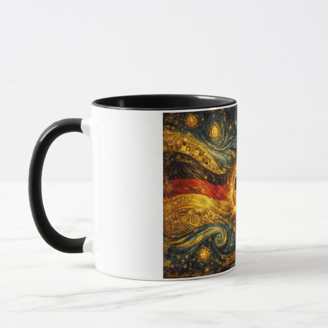 Caneca de Futebol Noite Estrelada Copa do Mundo 20 (Esquerda)