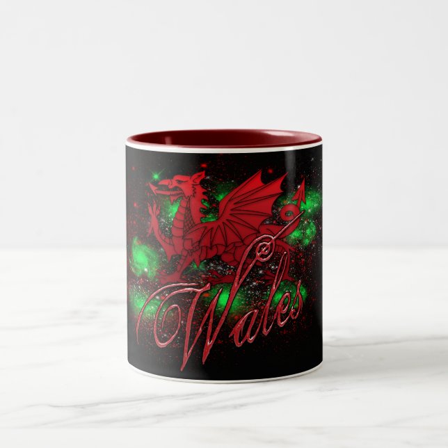 Caneca de Galês, dragão, dia de Wales, St David (Centro)