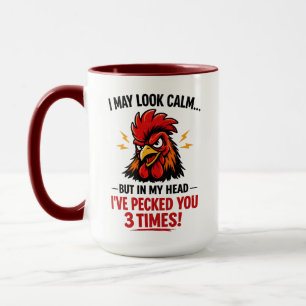 Caneca de Galo Engraçado para Colega de Trabalho
