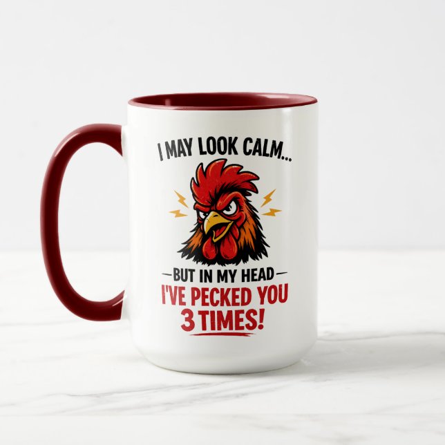 Caneca de Galo Engraçado para Colega de Trabalho | (Esquerda)