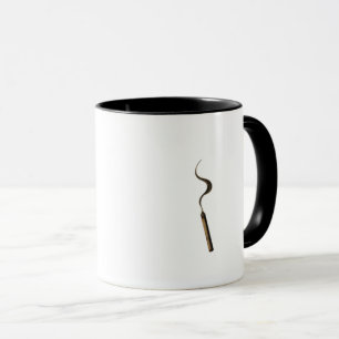 Caneca de Gângster de Gato Estilizado