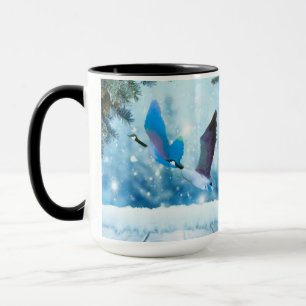 Caneca de Gansos Azul