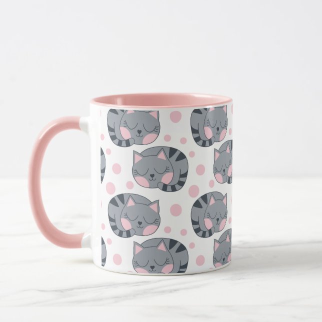 Caneca de Gato Adormecido (Esquerda)