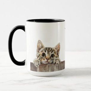 Caneca de Gato de Ar Curto