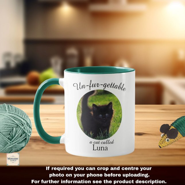Caneca de Gato de Foto Personalizada Inesquecível  (Criador carregado)