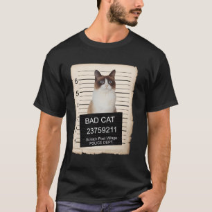 Caneca De Gato De Neve Que Tira Mau Gato Camisa De