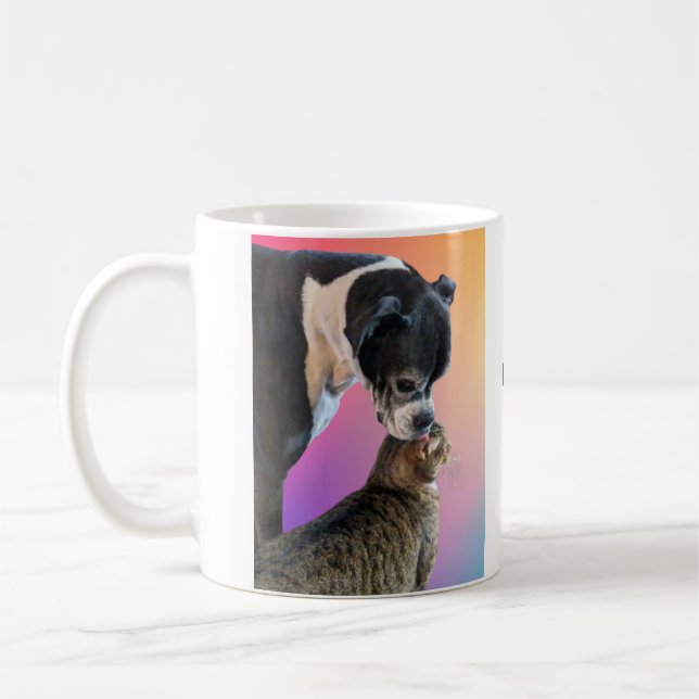 Caneca de gato e cão (Esquerda)