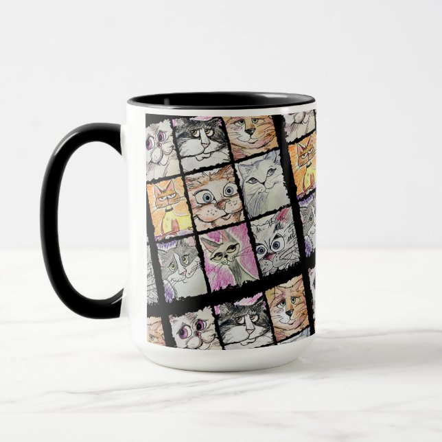 caneca de gato maluca (Esquerda)