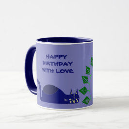 CANECA DE GATO PARA ANIVERSÁRIO
