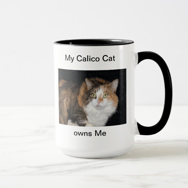 Caneca de Gato Tricolor (Direita)