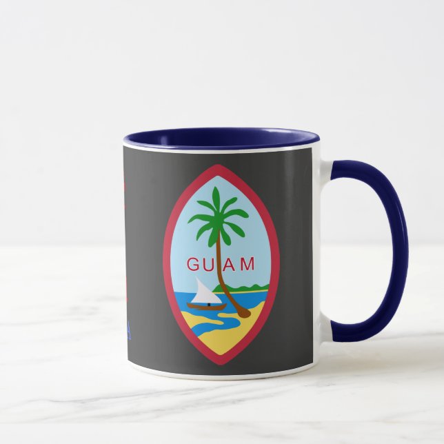 Caneca de Guam* EUA (Direita)