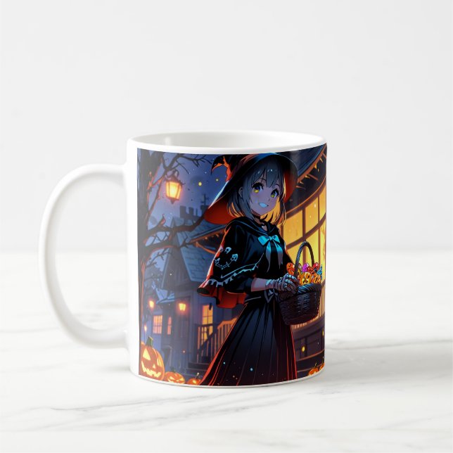 Caneca de Halloween - Anime Spooky Cup (Esquerda)