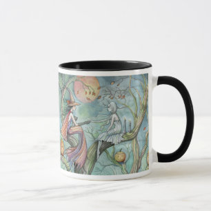 Caneca de Halloween Bruxa Gótica Fantasma