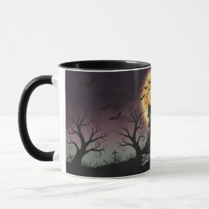 Caneca de Halloween Casa Assombrada