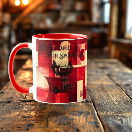 Caneca de Halloween - Cerveja de Morcego Assustado