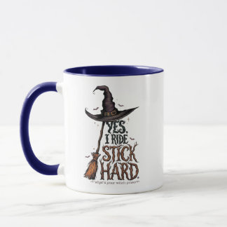 Caneca de Halloween da Bruxa Divertida - Sim, eu A