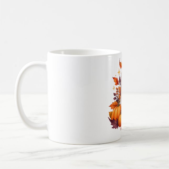 Caneca de Halloween de Abóbora Fantasma Café Aconc (Esquerda)