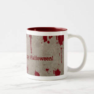 Caneca de Halloween sangrenta