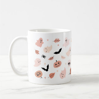 Caneca de Halloween Spooky - Abóbora, Espírito e D