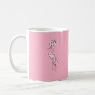 Caneca de hoopo rosa