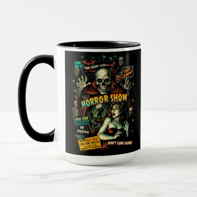 Caneca de Horror Retro Spook Show (Esquerda)