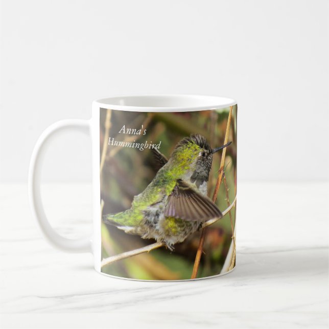 Caneca de Hummingbird de Anna por BirdingCollectib (Esquerda)