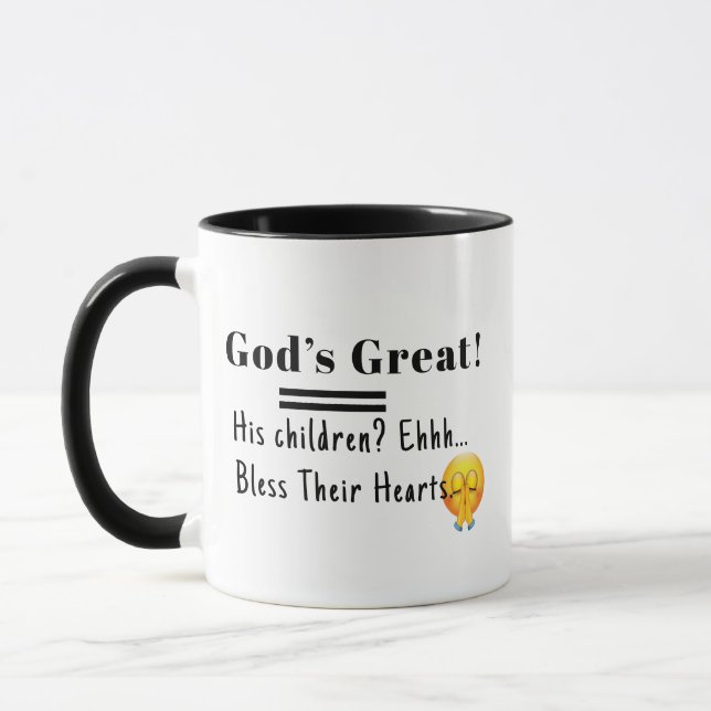 Caneca de Humor Cristão Sassy - Xícara de Café Div (Esquerda)